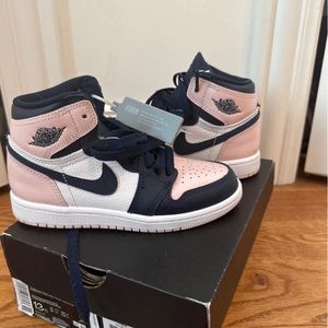 Air Jordan 1 High OG SE "Bubble Gum / Atmosphere" CU0449-641 TD SIZE 13C youth